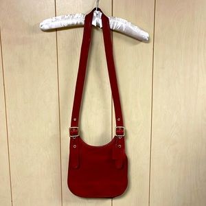 Coach Cross Body Red Purse Bag